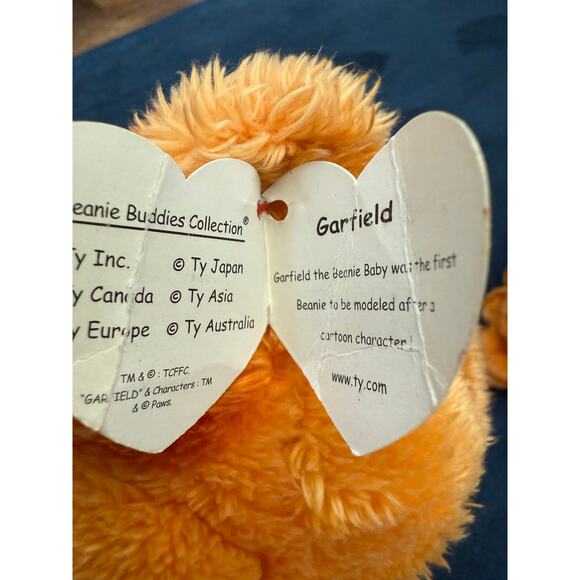 Ty Beanie Babies Garfield and Cool Cat Movie Plush Set 2004 Collectible‎ READ - Picture 11 of 11